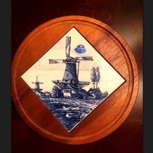 NWT Boma Delfts Blauw Holland Ceramic Tile